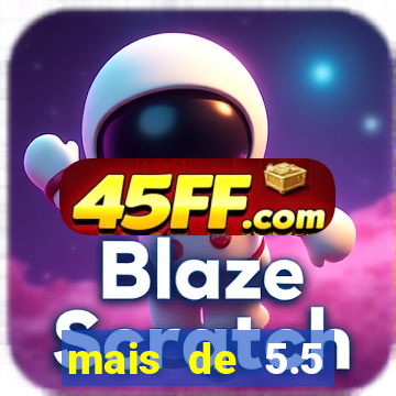 mais de 5.5 escanteios o que significa